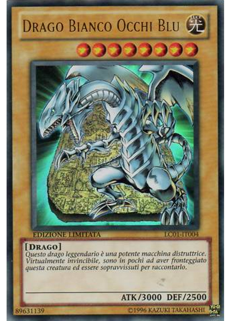 Drago Bianco Occhi Blu