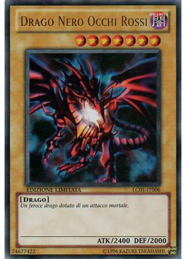 Drago Nero Occhi Rossi