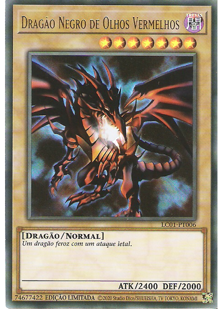 Dragão Negro de Olhos Vermelhos