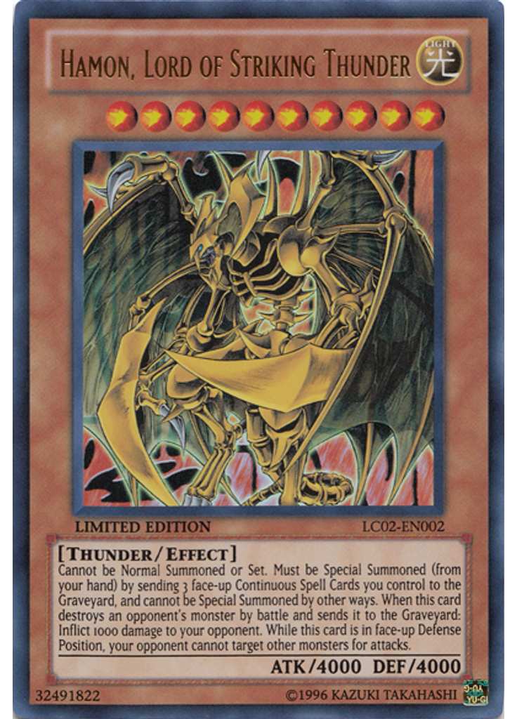Hamon, Lord of Striking Thunder