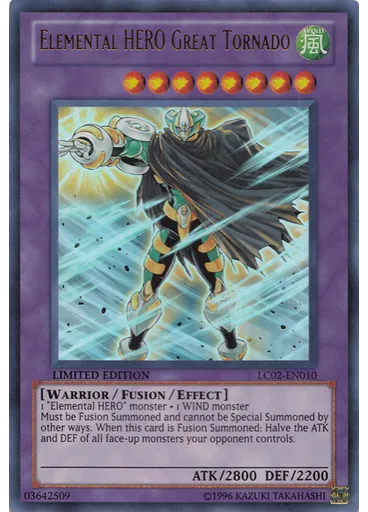 Elemental HERO Great Tornado — Legendary Collection 2: The Duel Academy Years