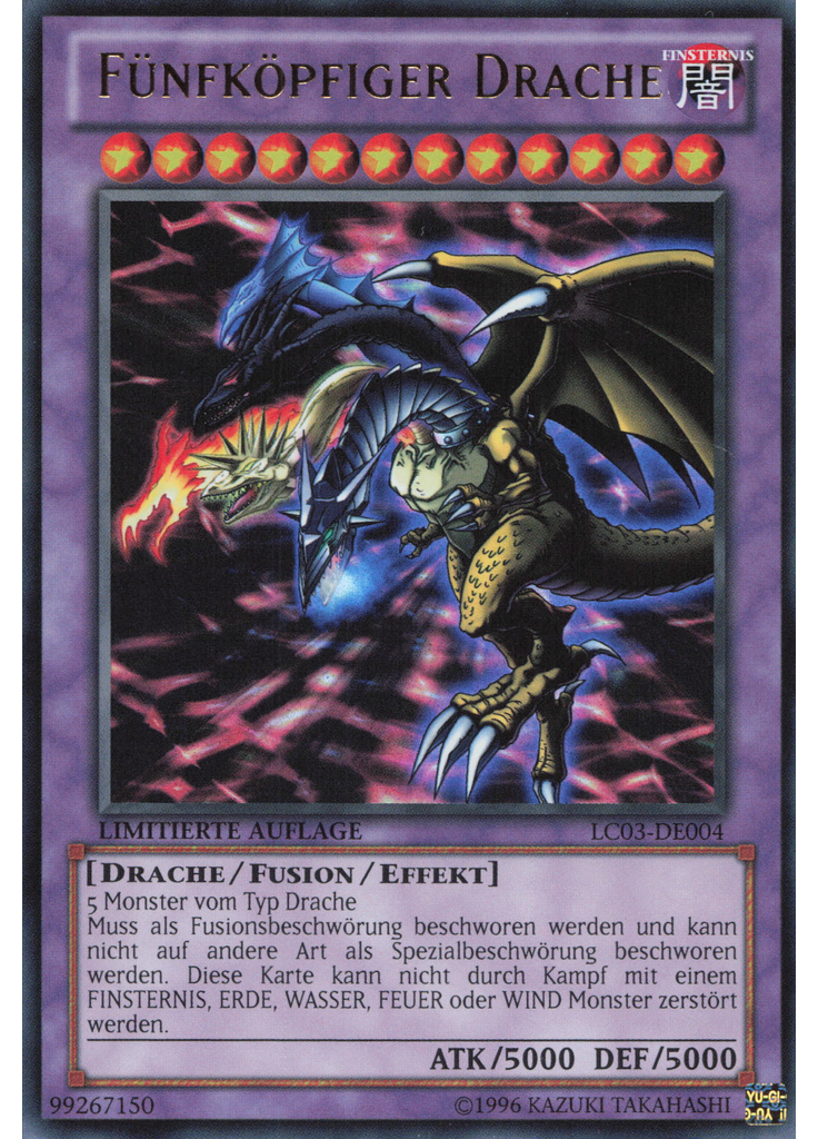 Fünfköpfiger Drache