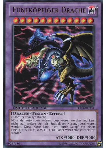 Fünfköpfiger Drache — Legendary Collection 3: Yugi's World