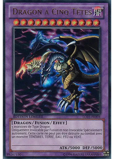 Dragon à Cinq Têtes — Collection Légendaire 3 : Le Monde de Yugi