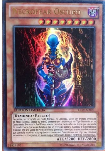 Necrofear Oscuro — Colección Legendaria 3: El Mundo de Yugi