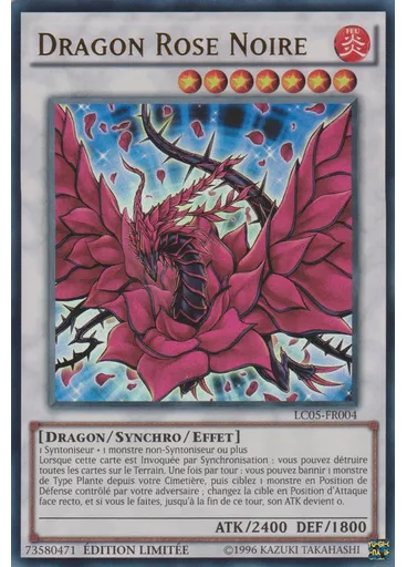 Dragon Rose Noire — Collection Légendaire 5D's