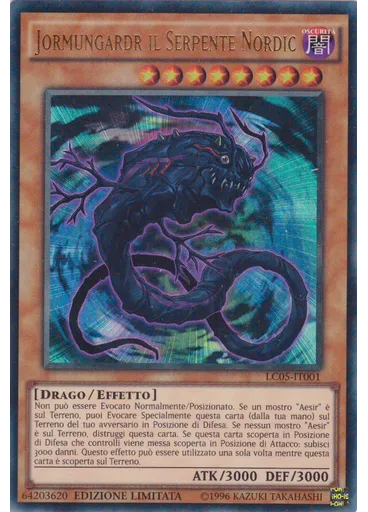 Jormungardr il Serpente Nordic — Collezione Leggendaria 5D's