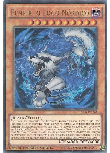 Fenrir, o Logo Nórdico — Coleção Lendária 5D's