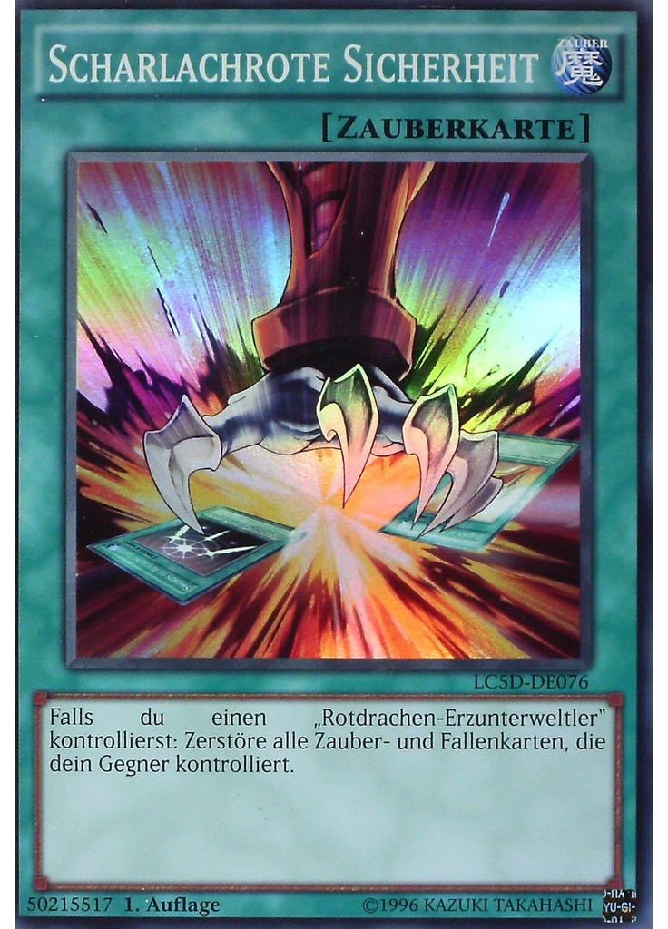 Scharlachrote Sicherheit