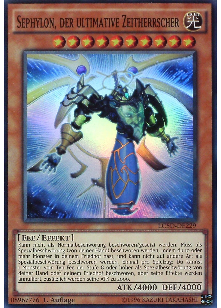 Sephylon, der ultimative Zeitherrscher