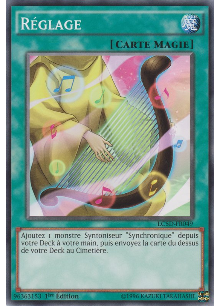 Réglage