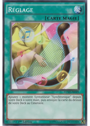 Réglage