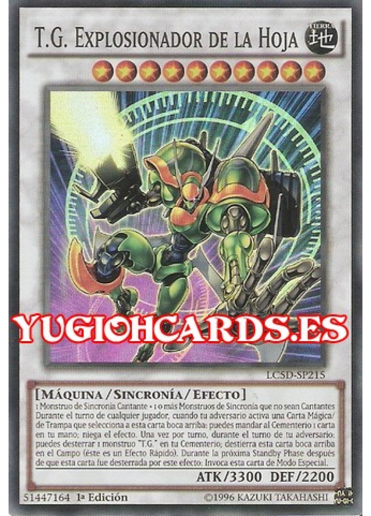 T.G. Explosionador de la Hoja
