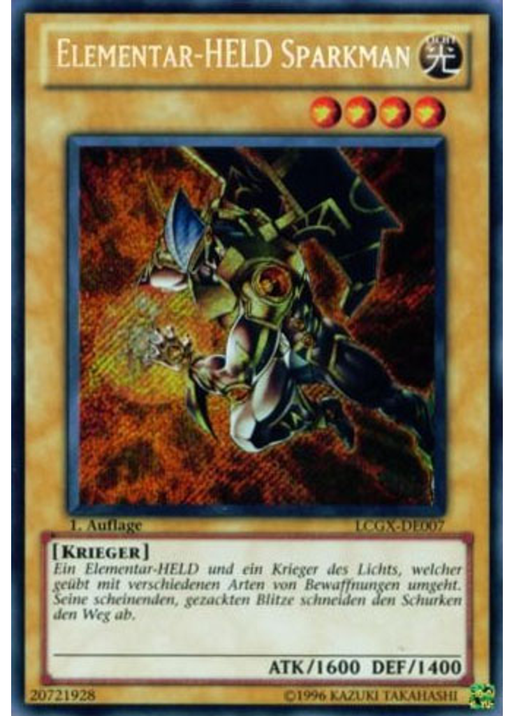 Elementar-HELD Sparkman (Secret Rare 1st Edition)