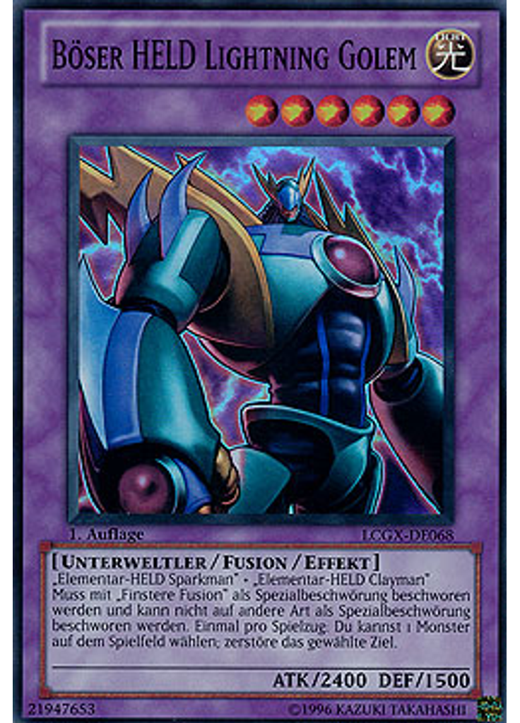 Böser HELD Lightning Golem