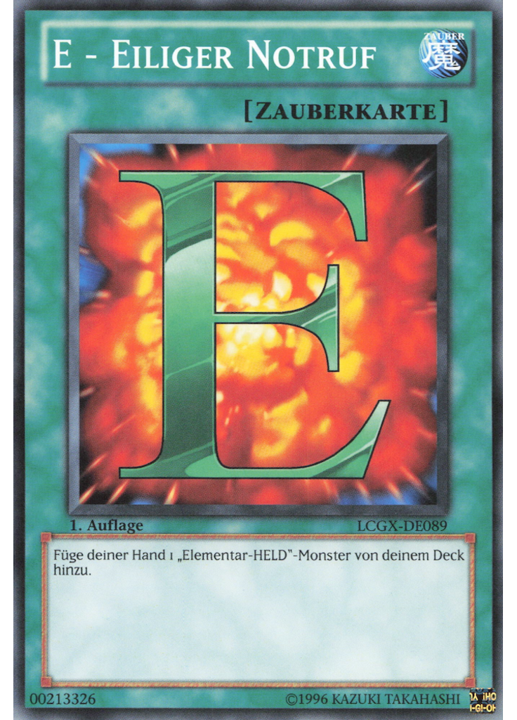 E - Eiliger Notruf
