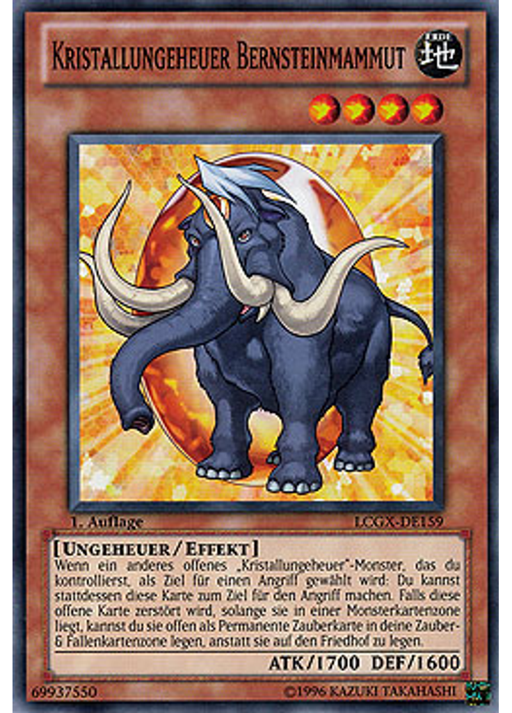 Kristallungeheuer Bernsteinmammut