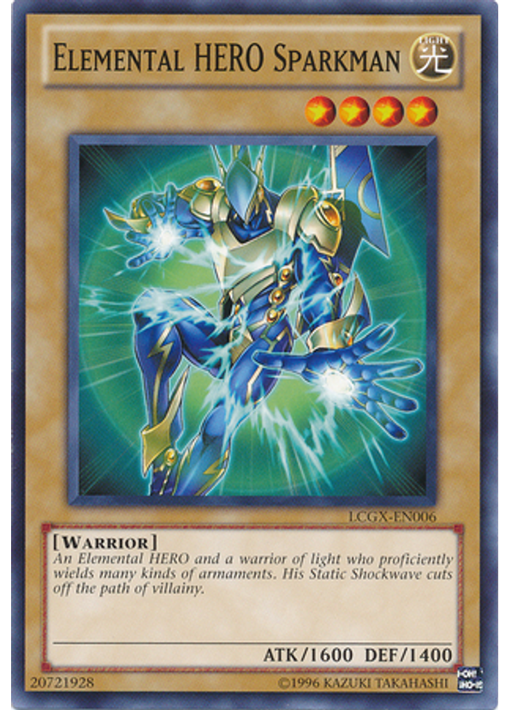 Elemental HERO Sparkman (Common Unlimited)