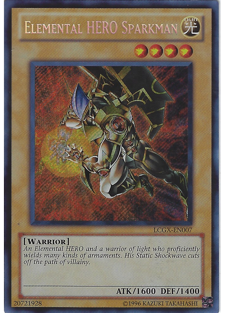 Elemental HERO Sparkman (Secret Rare Unlimited)