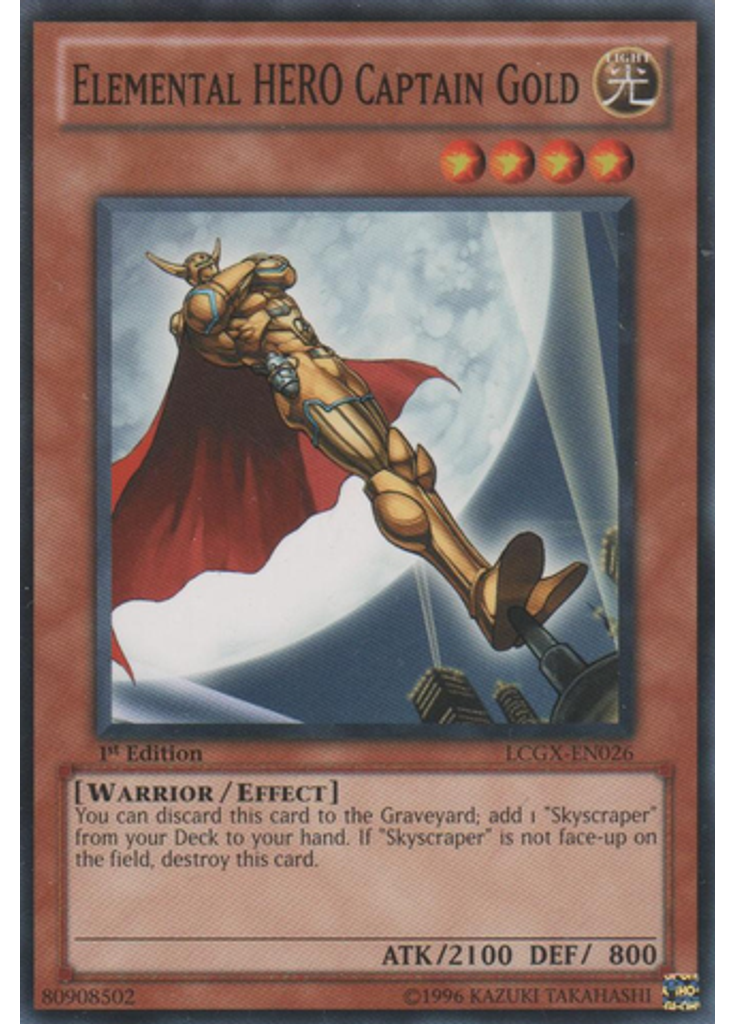 Elemental HERO Captain Gold