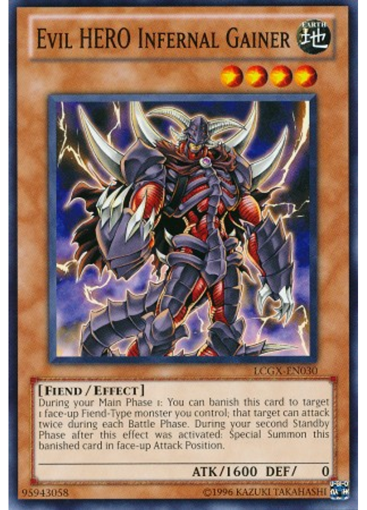 Evil HERO Infernal Gainer (Common Unlimited)