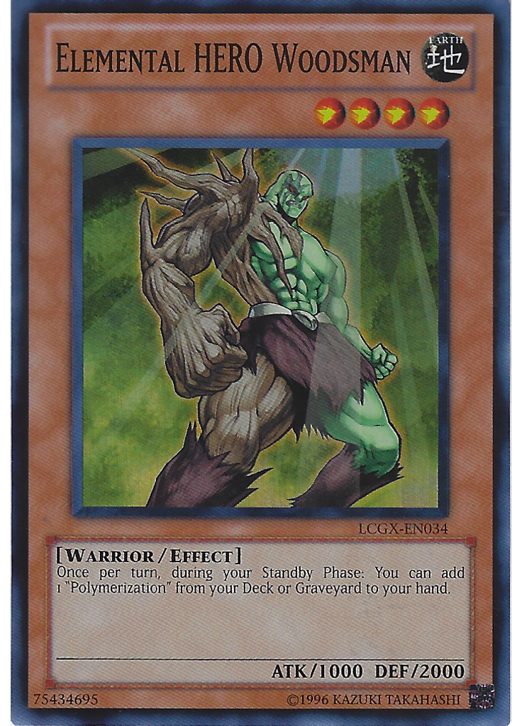Elemental HERO Woodsman (Super Rare Unlimited)