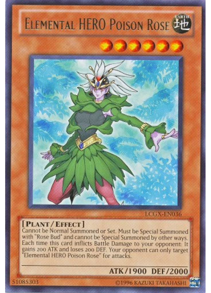 Elemental HERO Poison Rose (Rare Unlimited)
