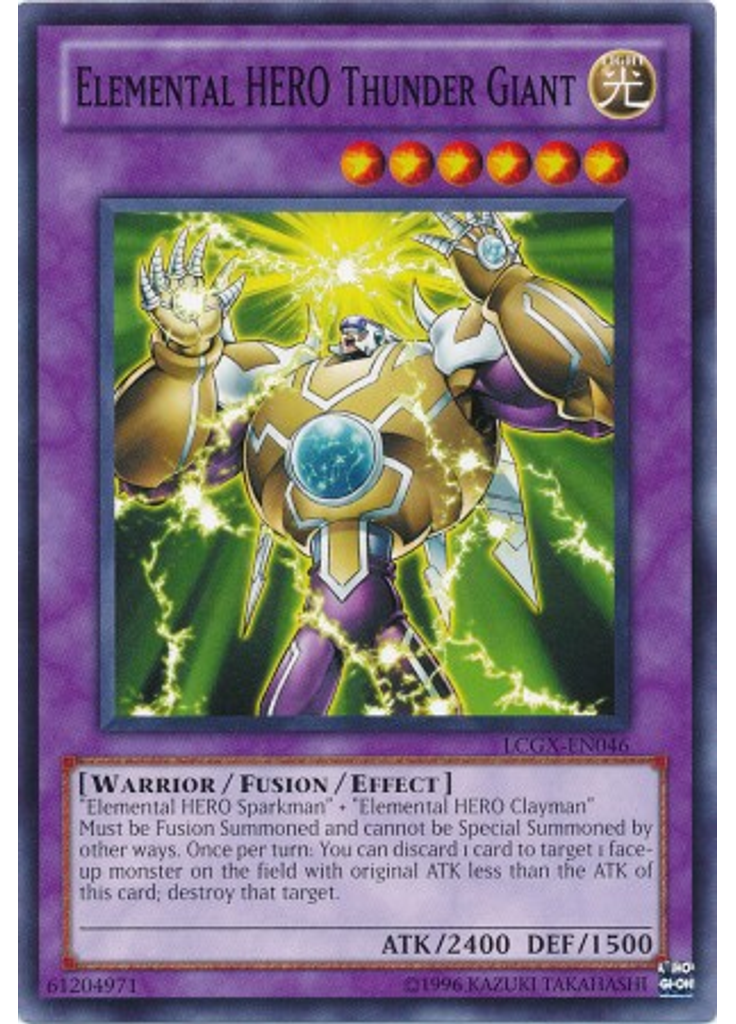 Elemental HERO Thunder Giant (Common Unlimited)