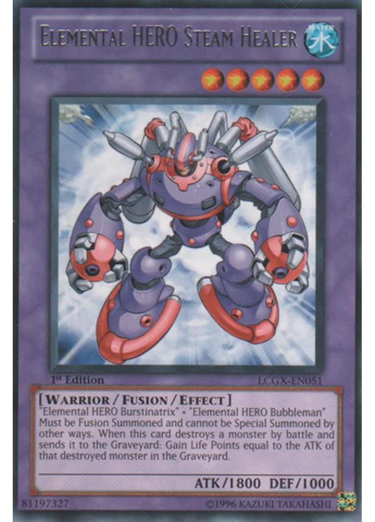 Elemental HERO Steam Healer