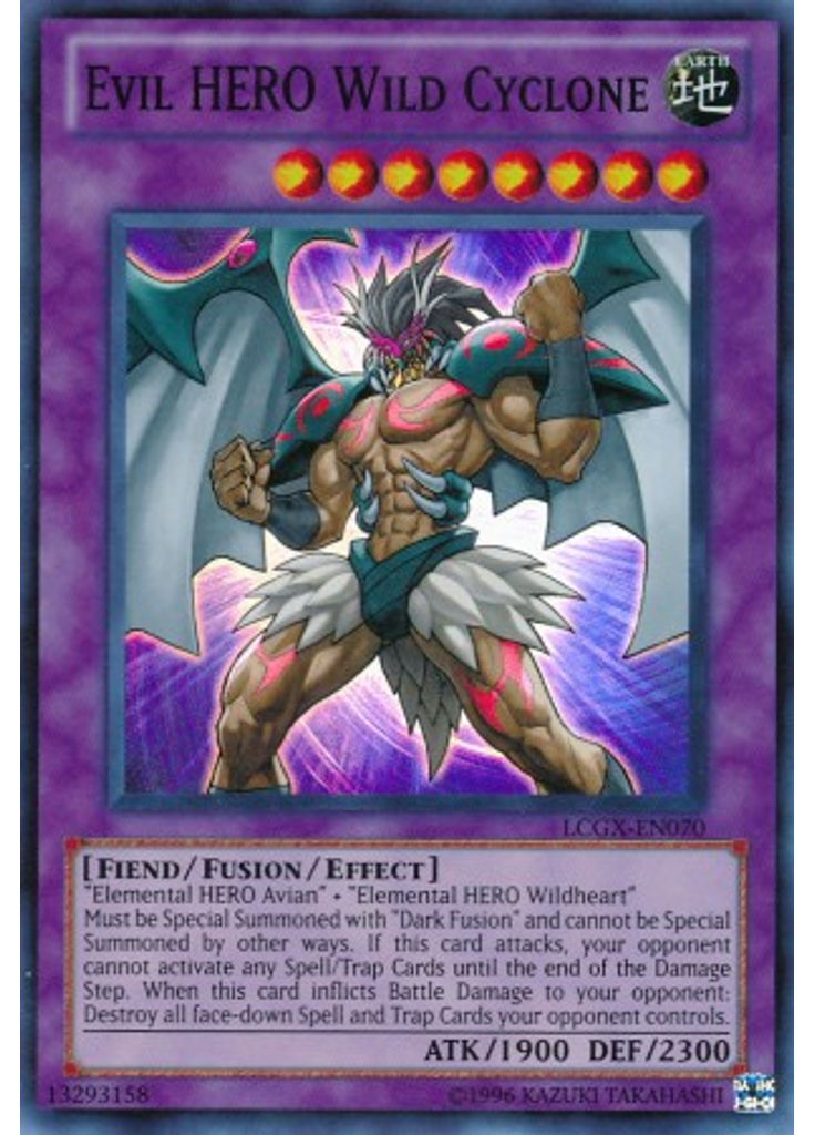 Evil HERO Wild Cyclone (Super Rare Unlimited)
