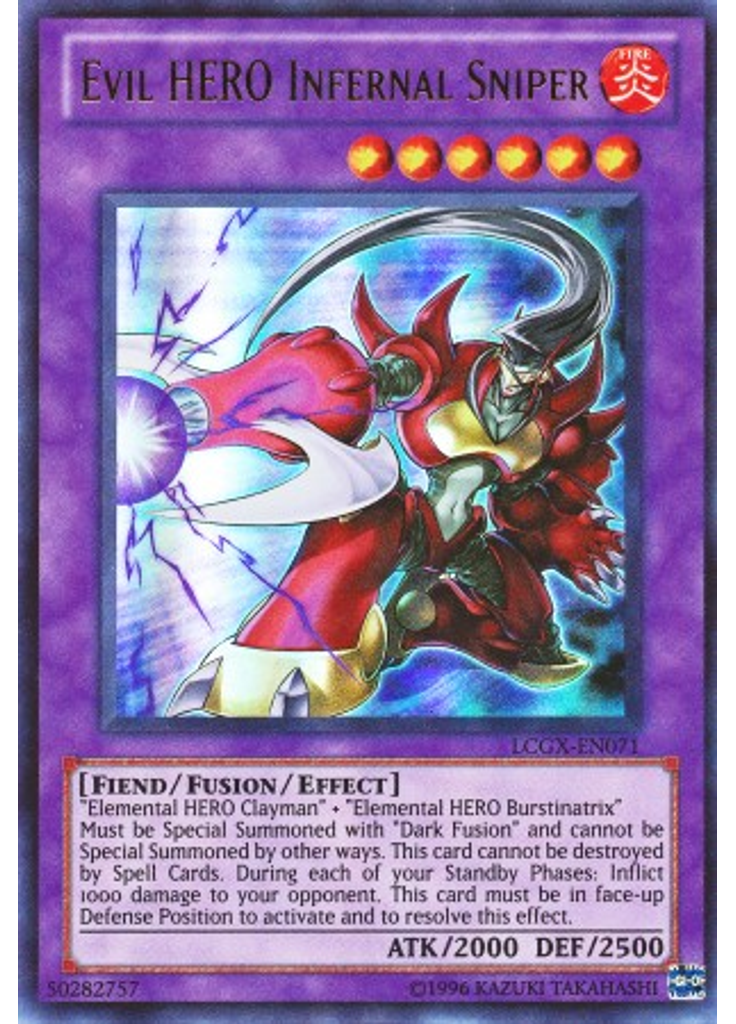 Evil HERO Infernal Sniper (Ultra Rare Unlimited)