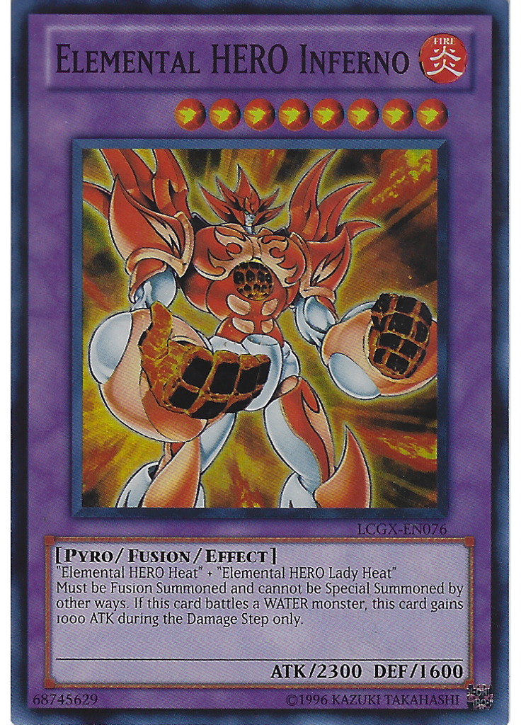 Elemental HERO Inferno (Super Rare Unlimited)