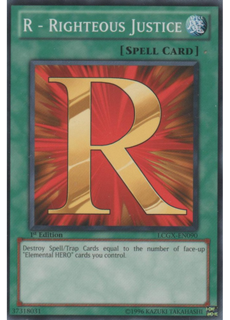 R - Righteous Justice