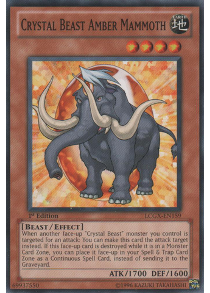 Crystal Beast Amber Mammoth