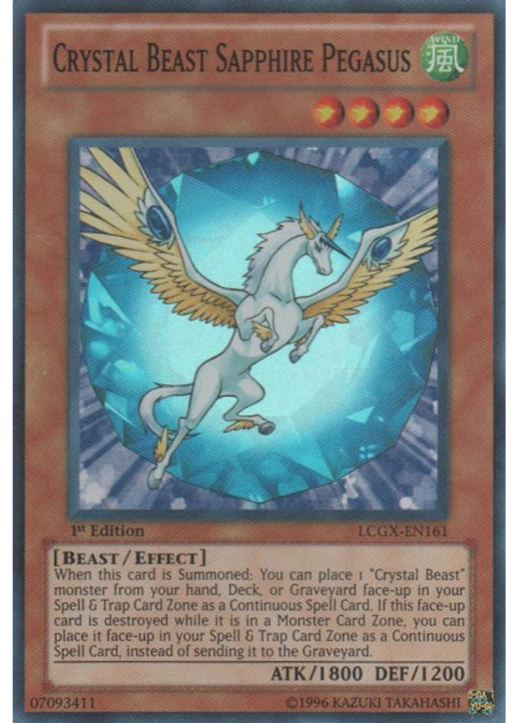 Crystal Beast Sapphire Pegasus