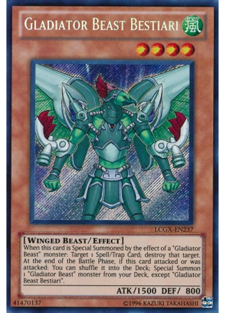 Gladiator Beast Bestiari (Secret Rare Unlimited)