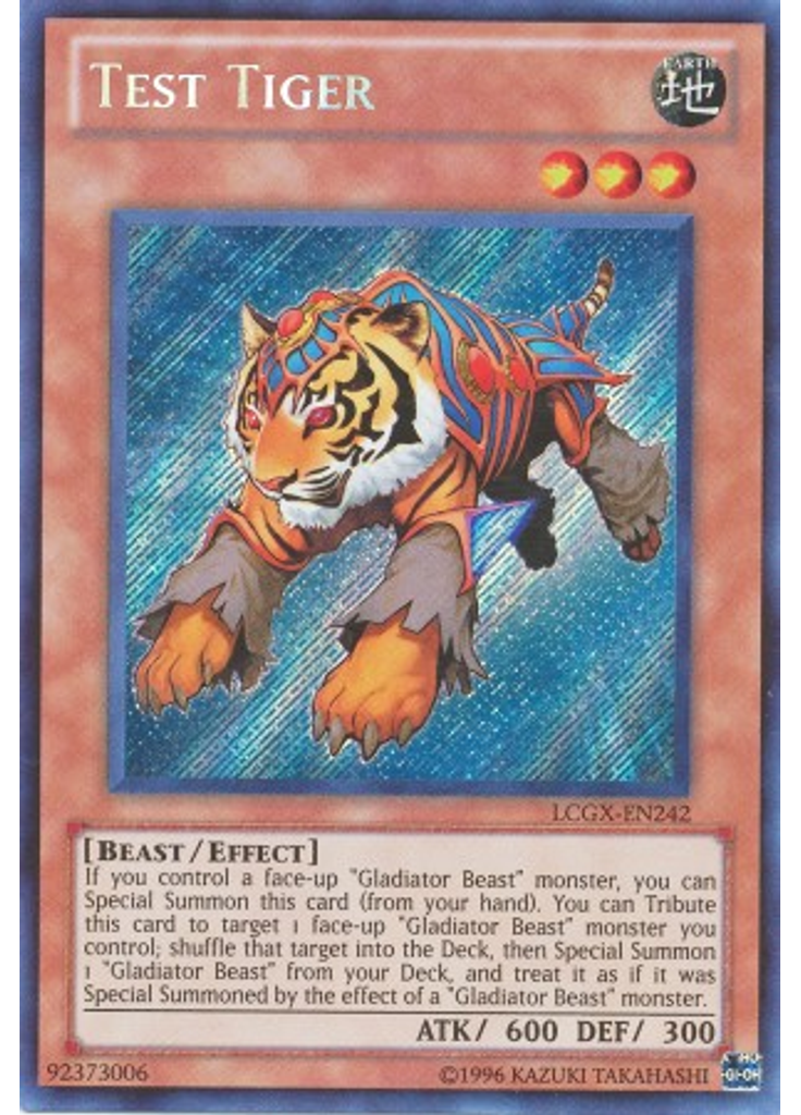 Test Tiger (Secret Rare Unlimited)