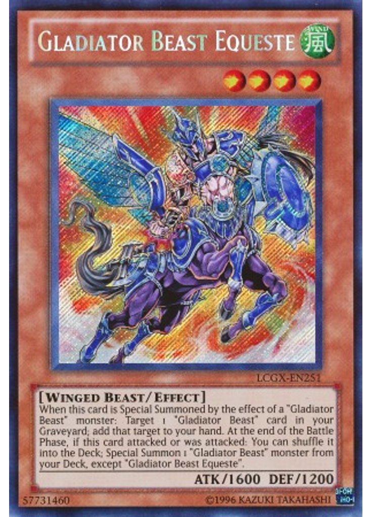Gladiator Beast Equeste (Secret Rare Unlimited)