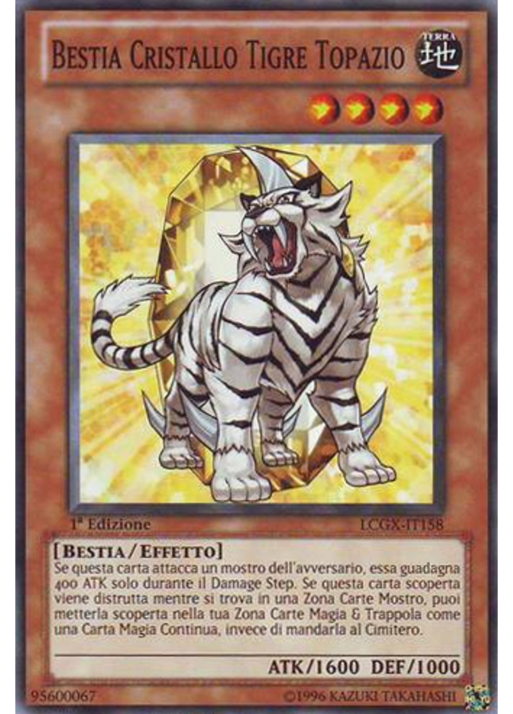 Bestia Cristallo Tigre Topazio