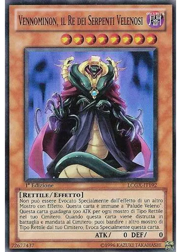 Vennominon, il Re dei Serpenti Velenosi