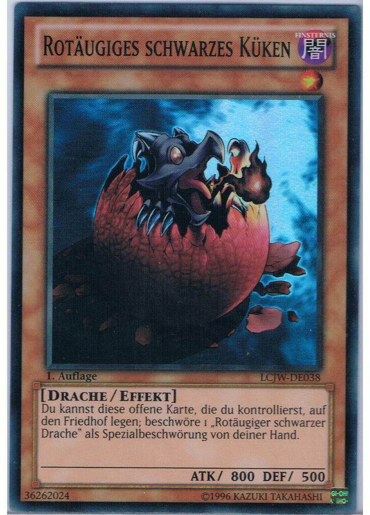 Schwarzes Drachenküken