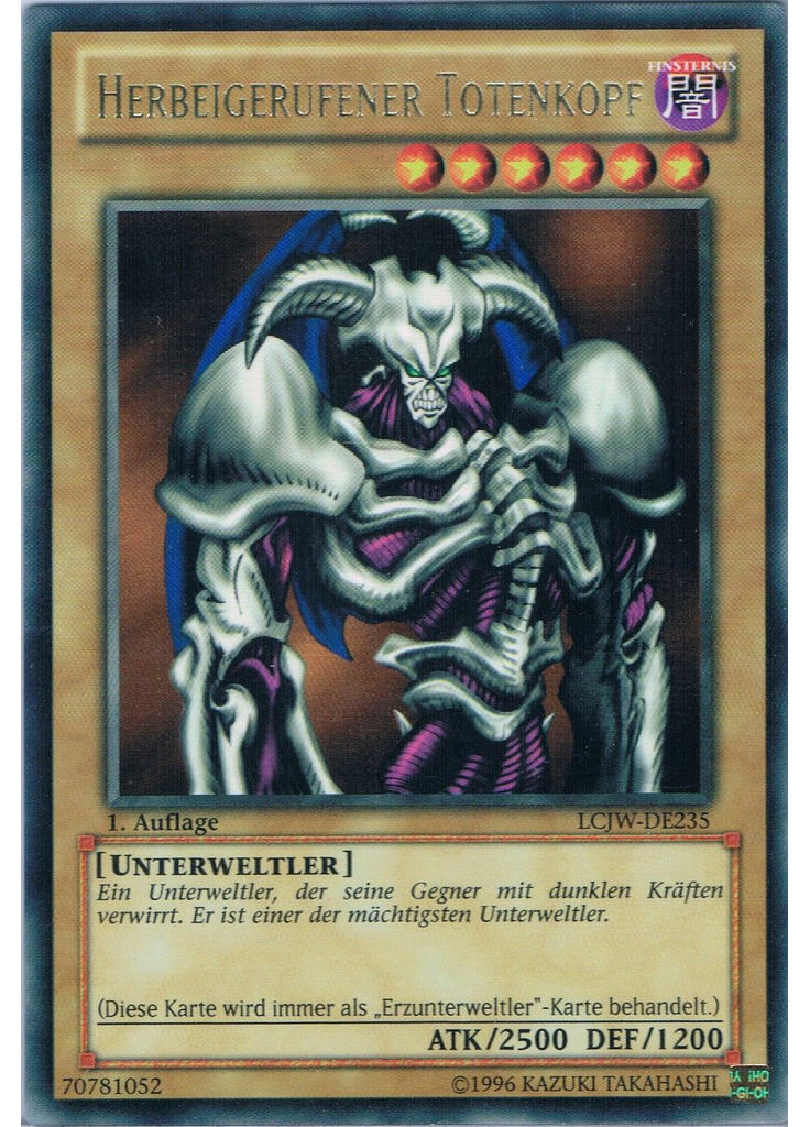 Herbeigerufener Totenkopf