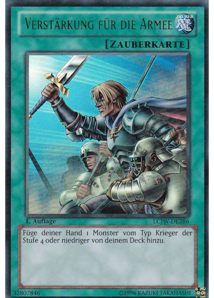 Verstärkung für die Armee