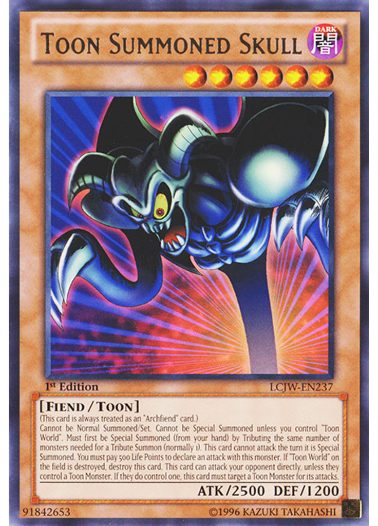 Toon Summoned Skull