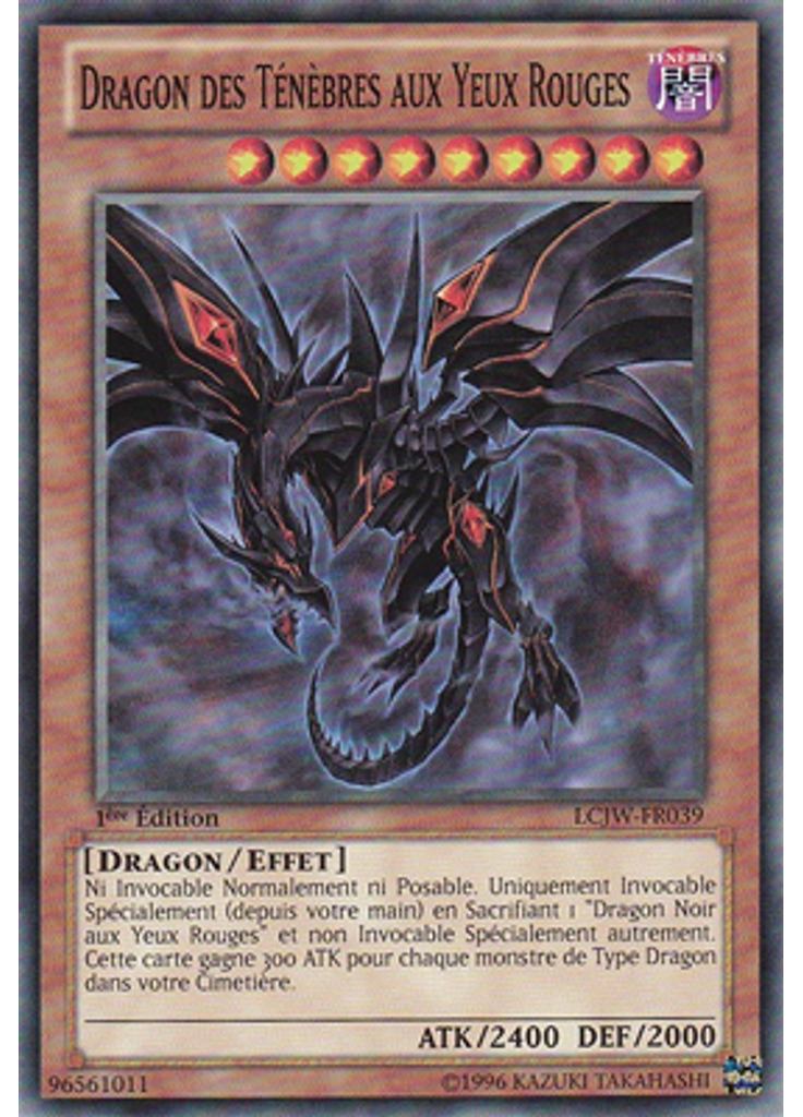 Dragon des Ténèbres aux Yeux Rouges