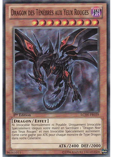 Dragon des Ténèbres aux Yeux Rouges