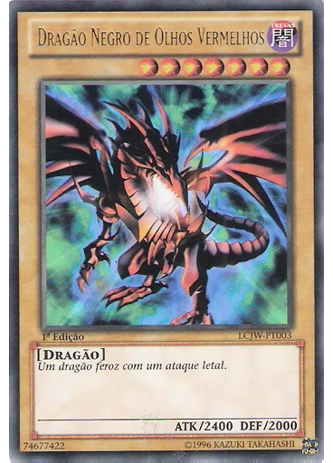 Dragão Negro de Olhos Vermelhos