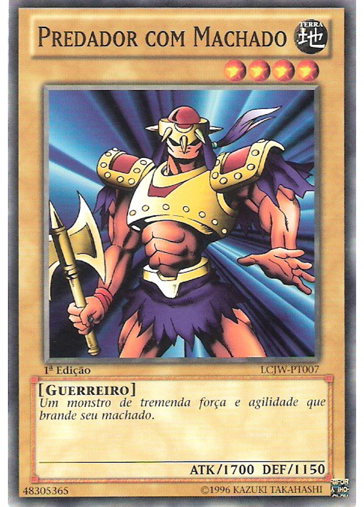 Predador com Machado