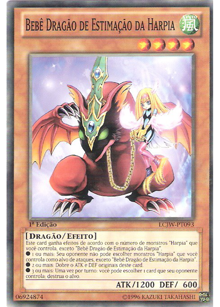 Bebê Dragão de Estimação da Harpia