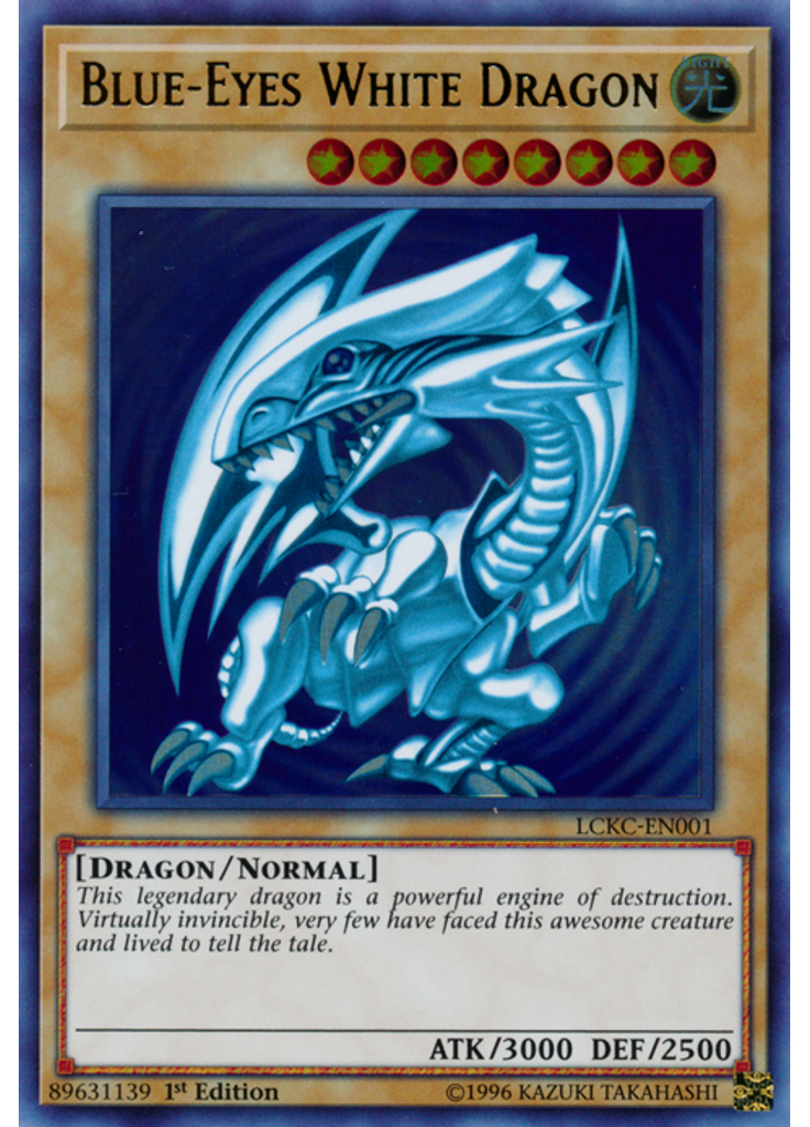Blue-Eyes White Dragon (Ultra Rare 1st Edition B)